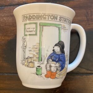 Coalport 1974 bone china Paddington Station mug